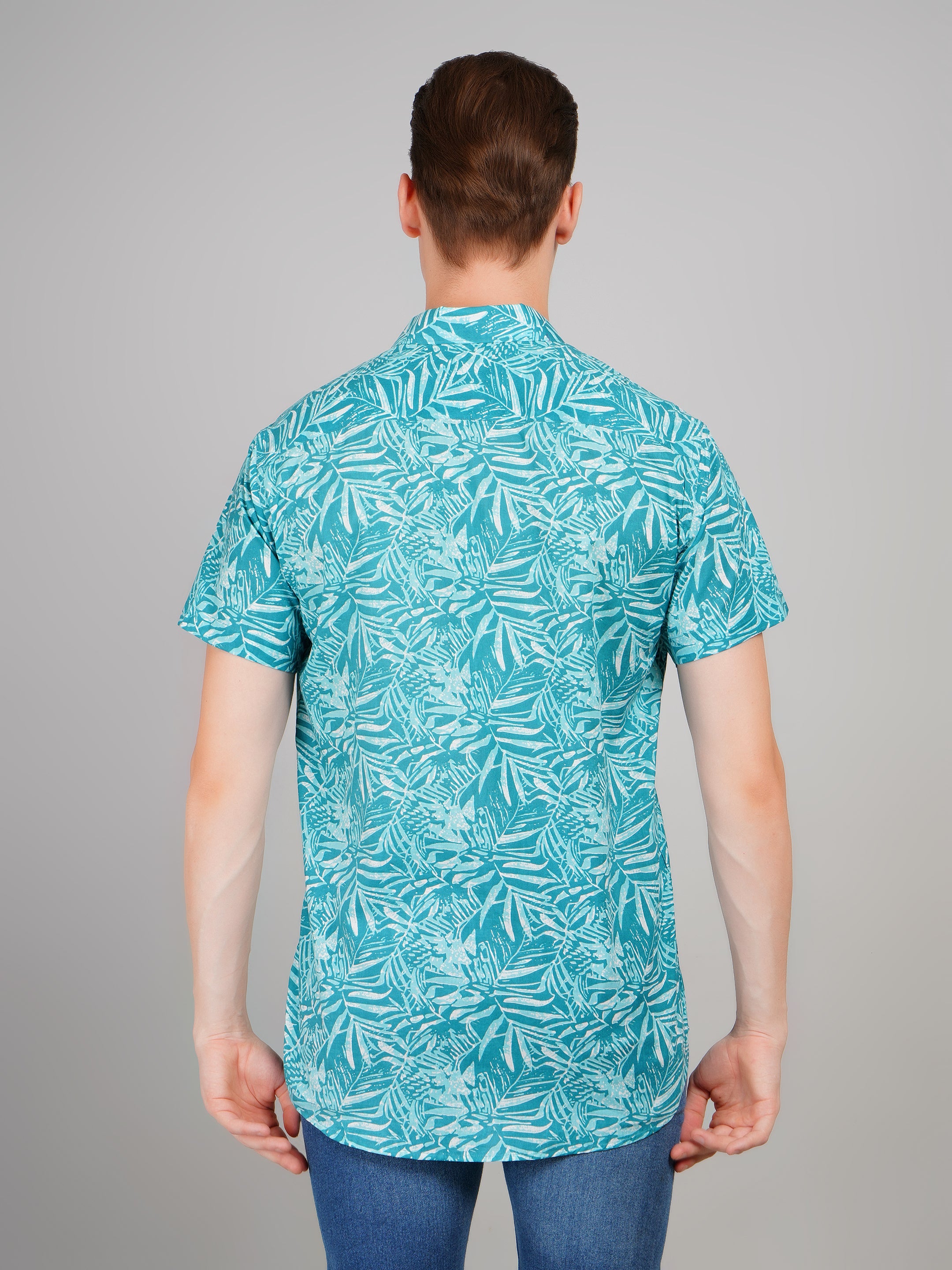 Louis Monarch Premium Jaipuri Printed Cotton Half Sleeve Casual Shirt