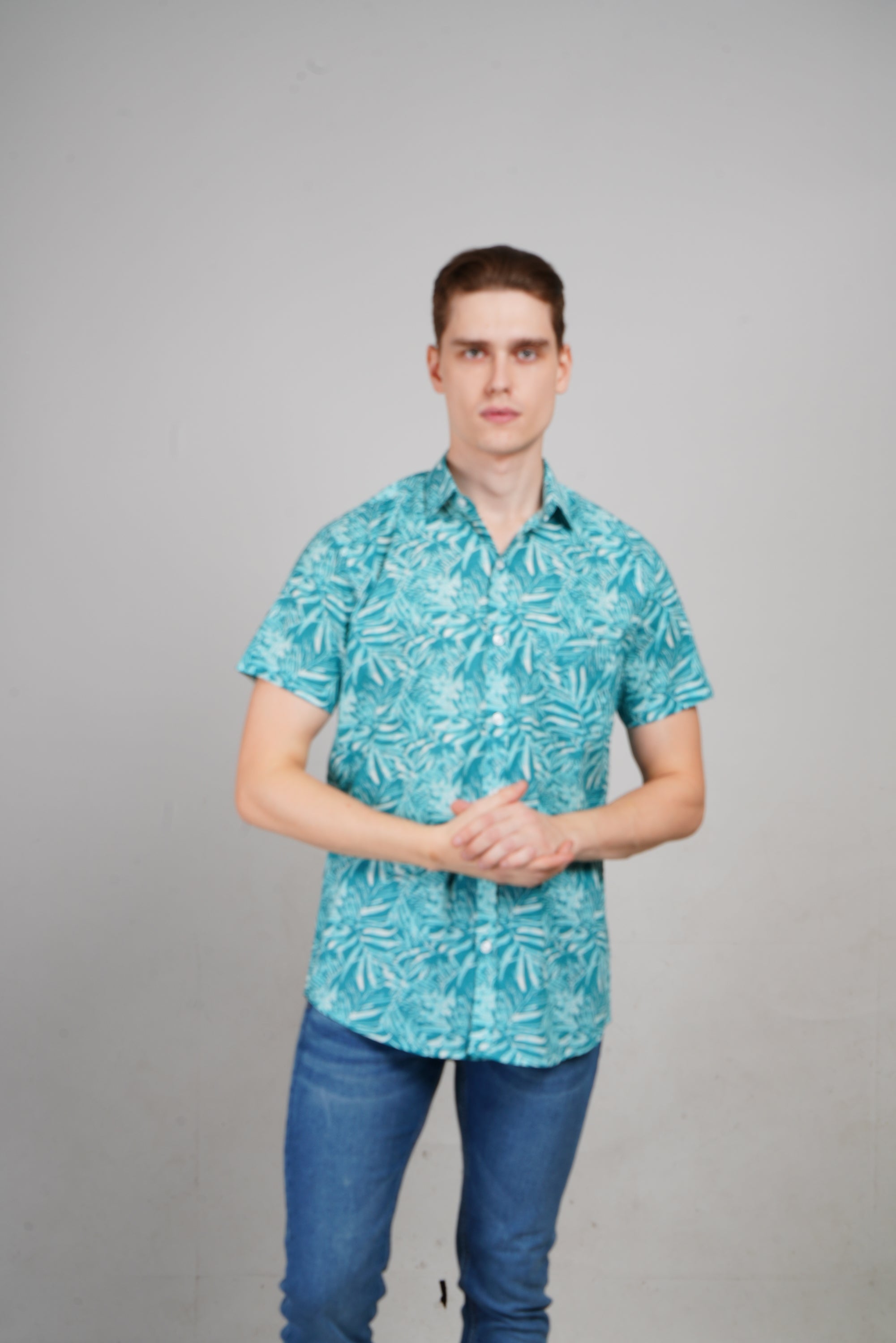 Louis Monarch Premium Jaipuri Printed Cotton Half Sleeve Casual Shirt