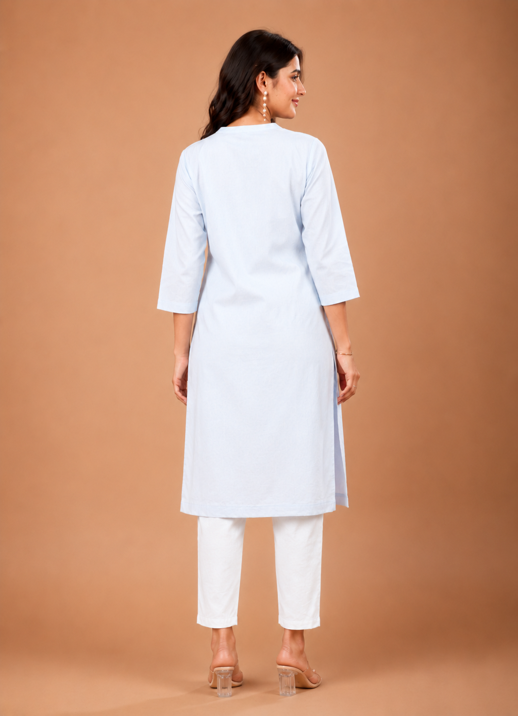 NAMA’S Pure Cotton Straight Kurta