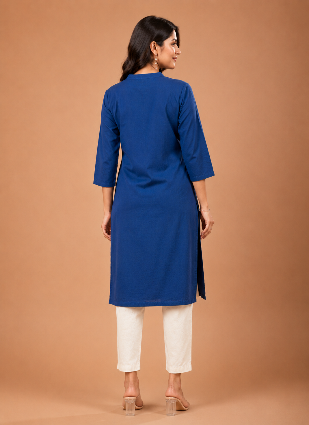 NAMA’S Pure Cotton Straight Kurta