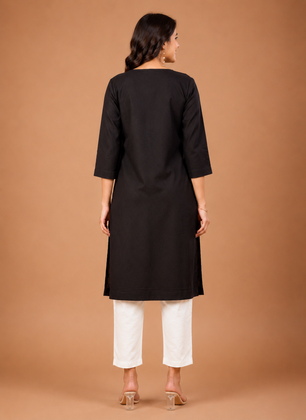 NAMA’S Pure Cotton Straight Kurta