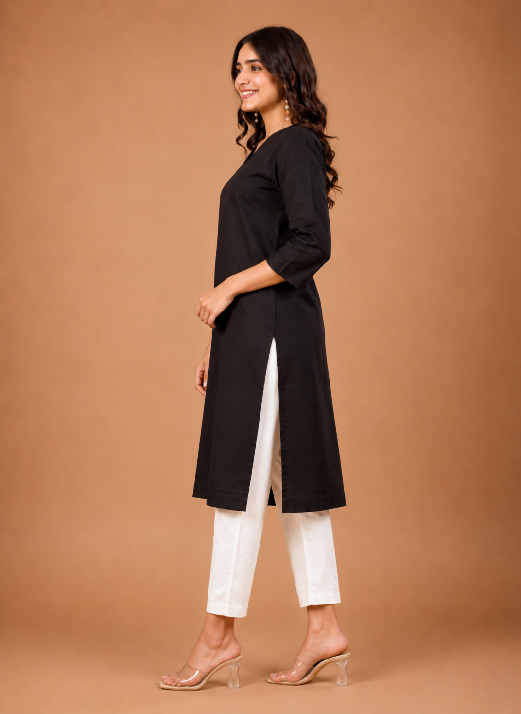 NAMA’S Pure Cotton Straight Kurta