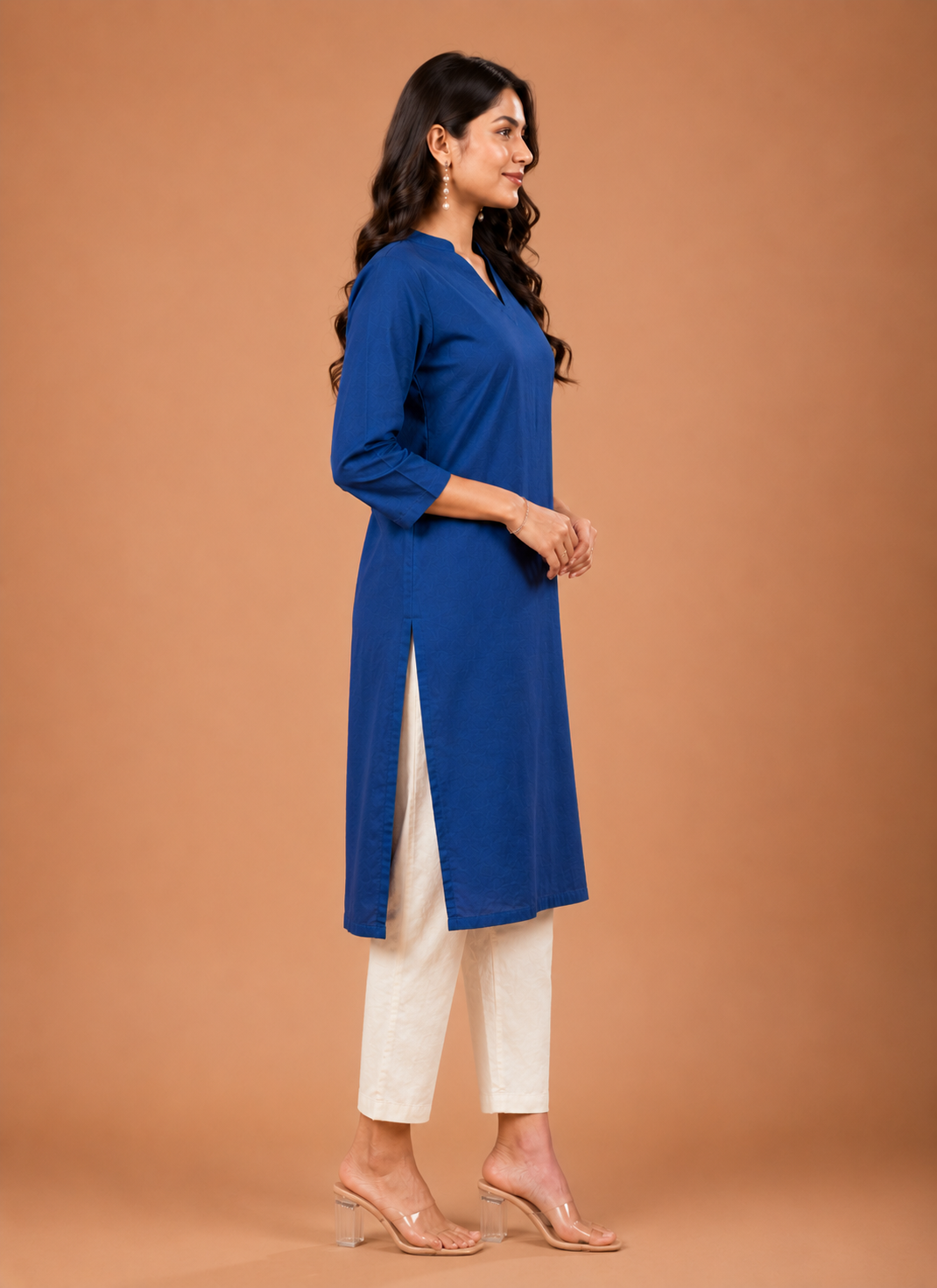 NAMA’S Pure Cotton Straight Kurta