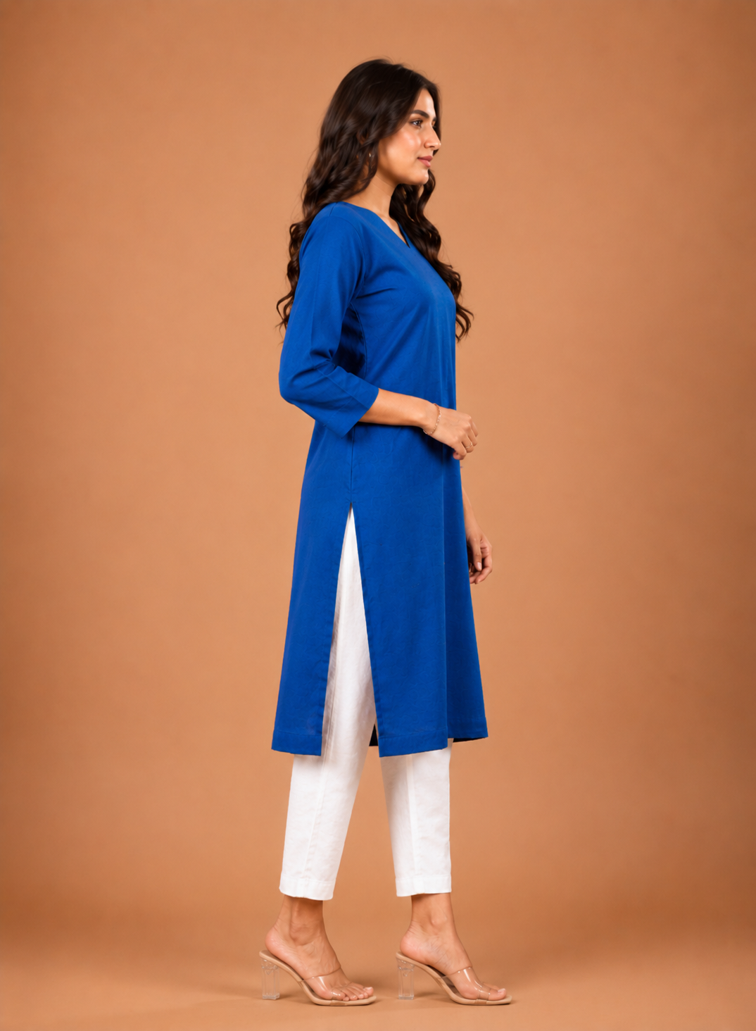 NAMA’S Pure Cotton Straight Kurta