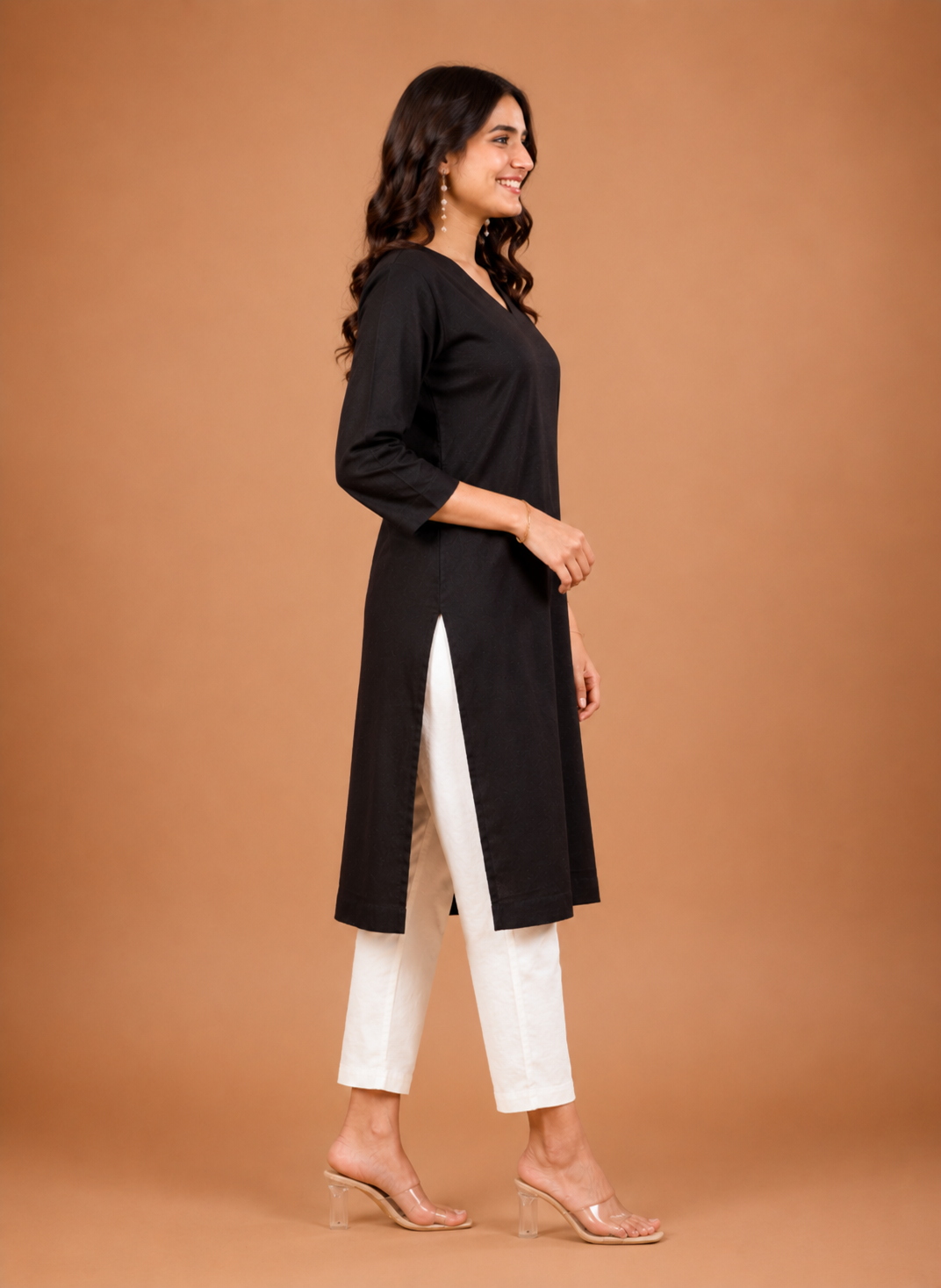 NAMA’S Pure Cotton Straight Kurta