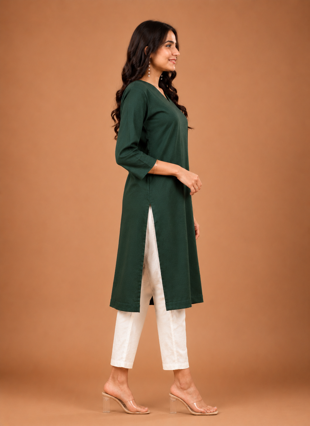 NAMA’S Pure Cotton Straight Kurta