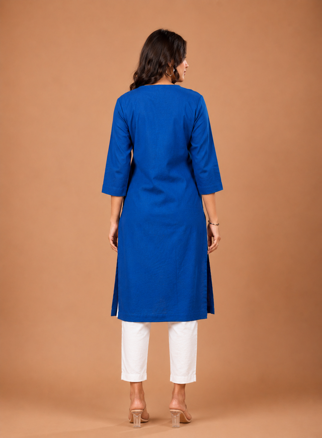 NAMA’S Pure Cotton Straight Kurta
