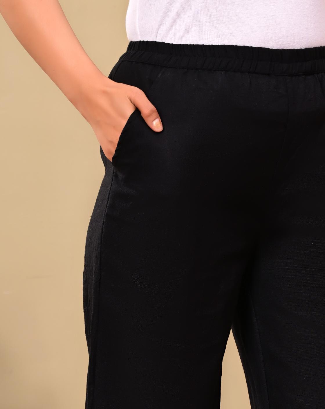 Nama’s Women Relaxed Fit Palazzo Bottoms