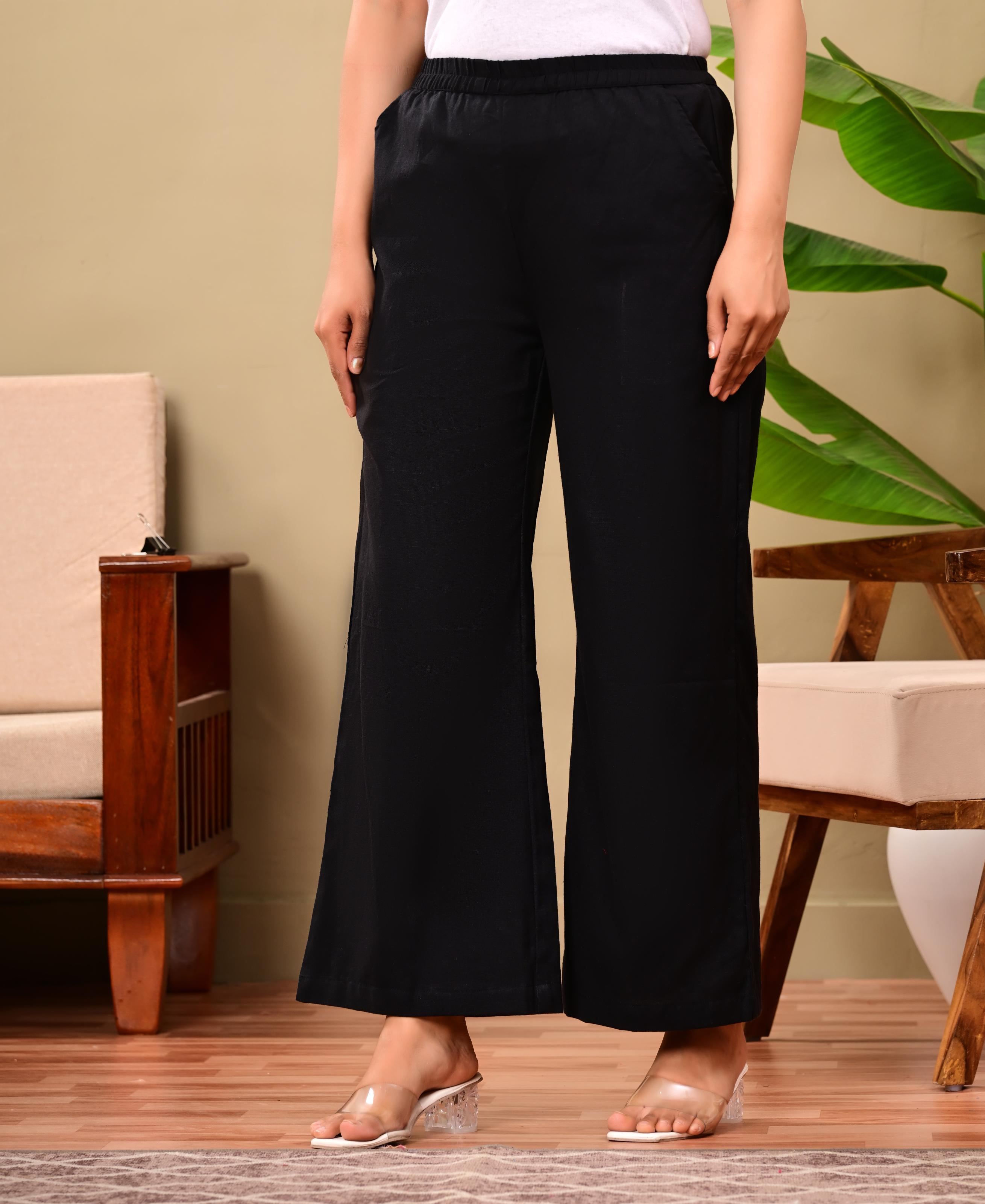 Nama’s Women Relaxed Fit Palazzo Bottoms