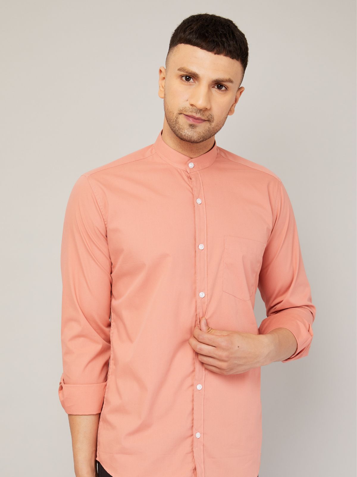 Mandarin Collar Shirt