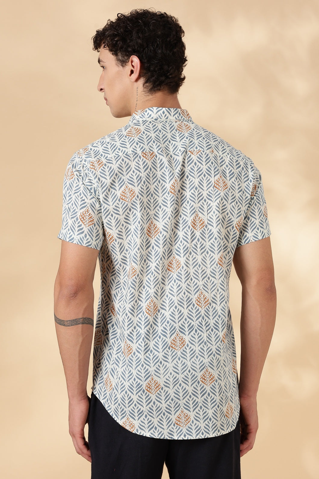 Nama’s Stylish Printed Half Sleeve Shirt for Men
