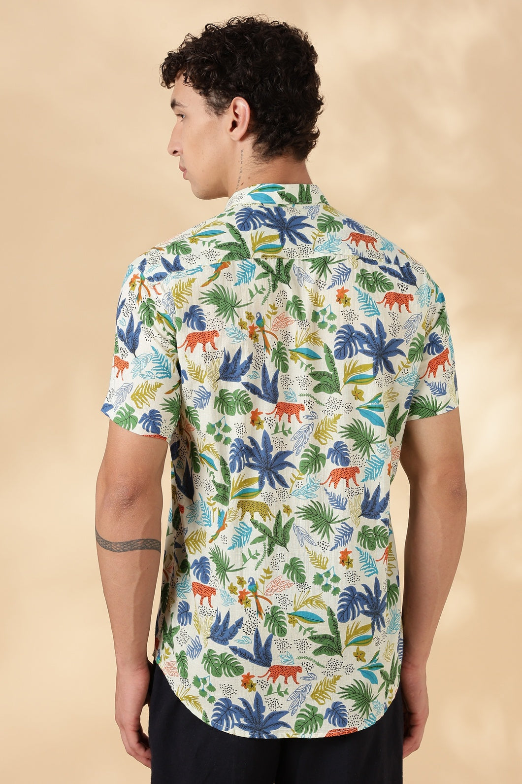 Nama’s Jaipur Stylish Printed Half Sleeve Shirt for Men