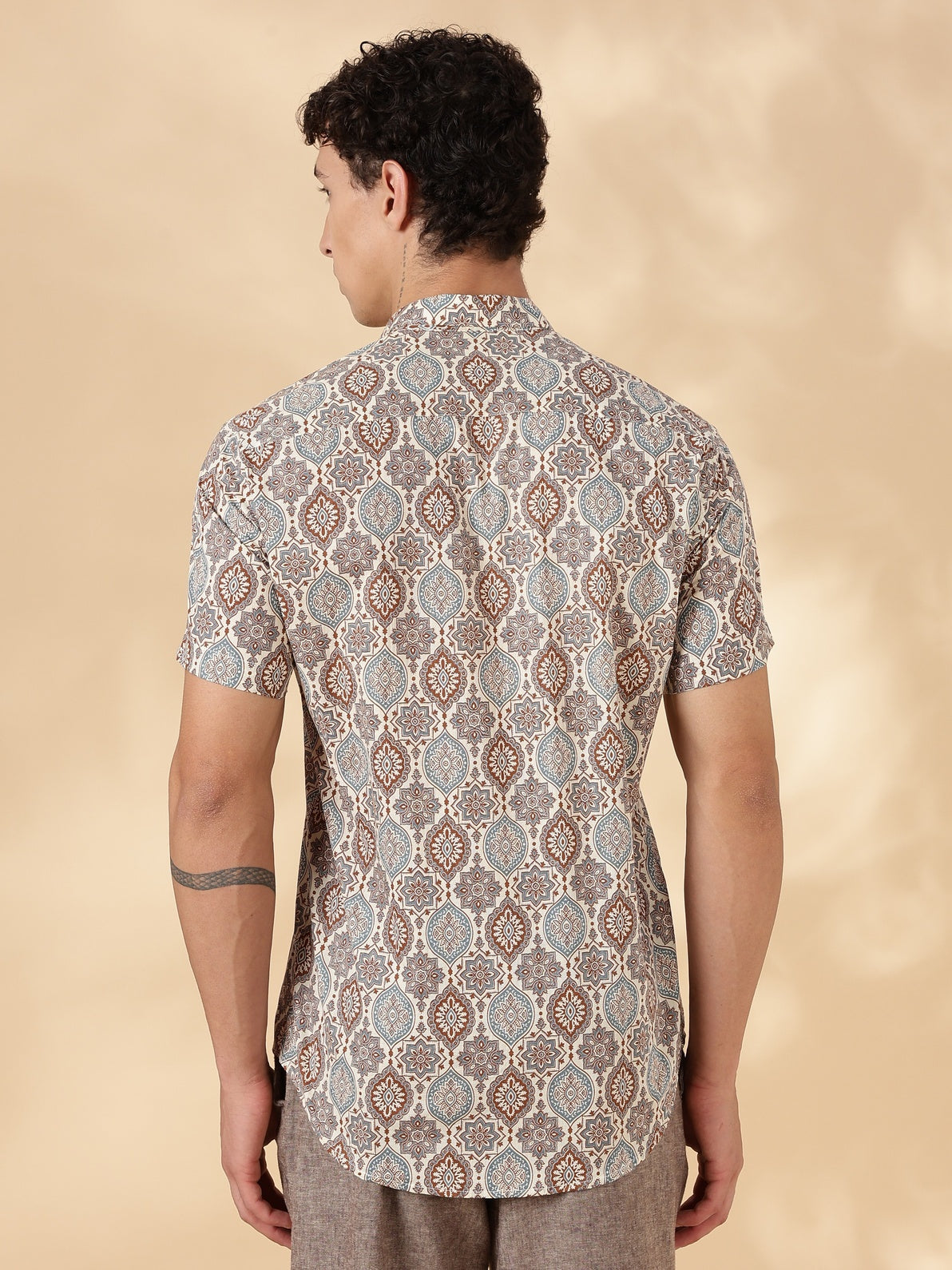 Nama’s Jaipur Stylish Printed Half Sleeve Shirt for Men