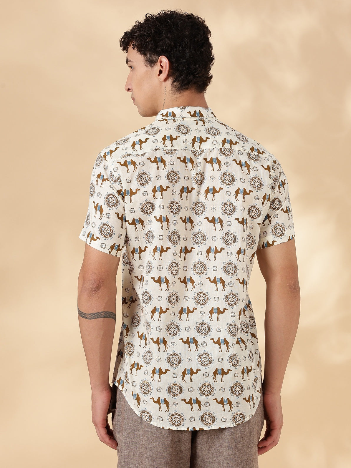 Nama’s Stylish Printed Half Sleeve Shirt for Men