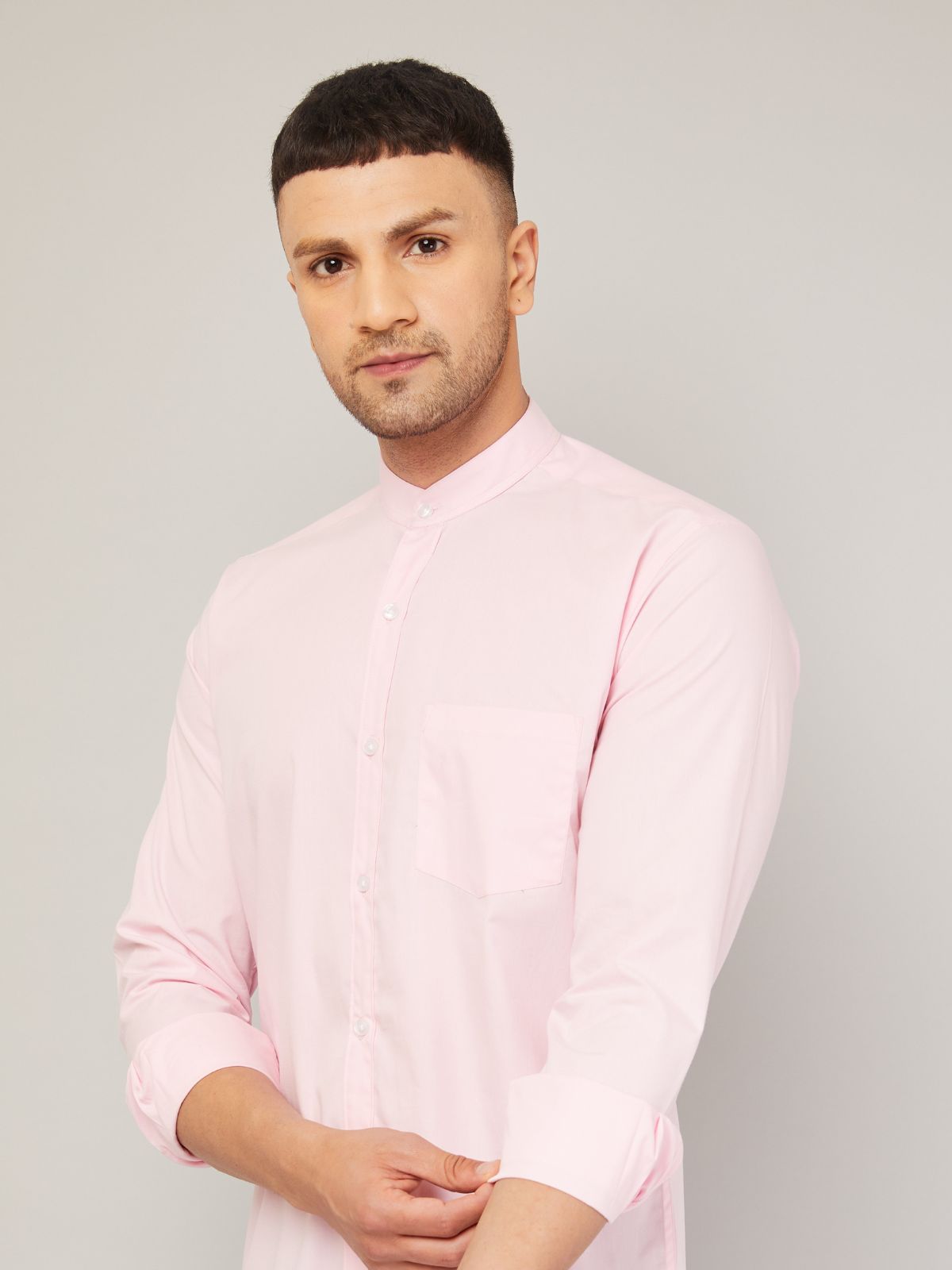 Mandarin Collar Shirt