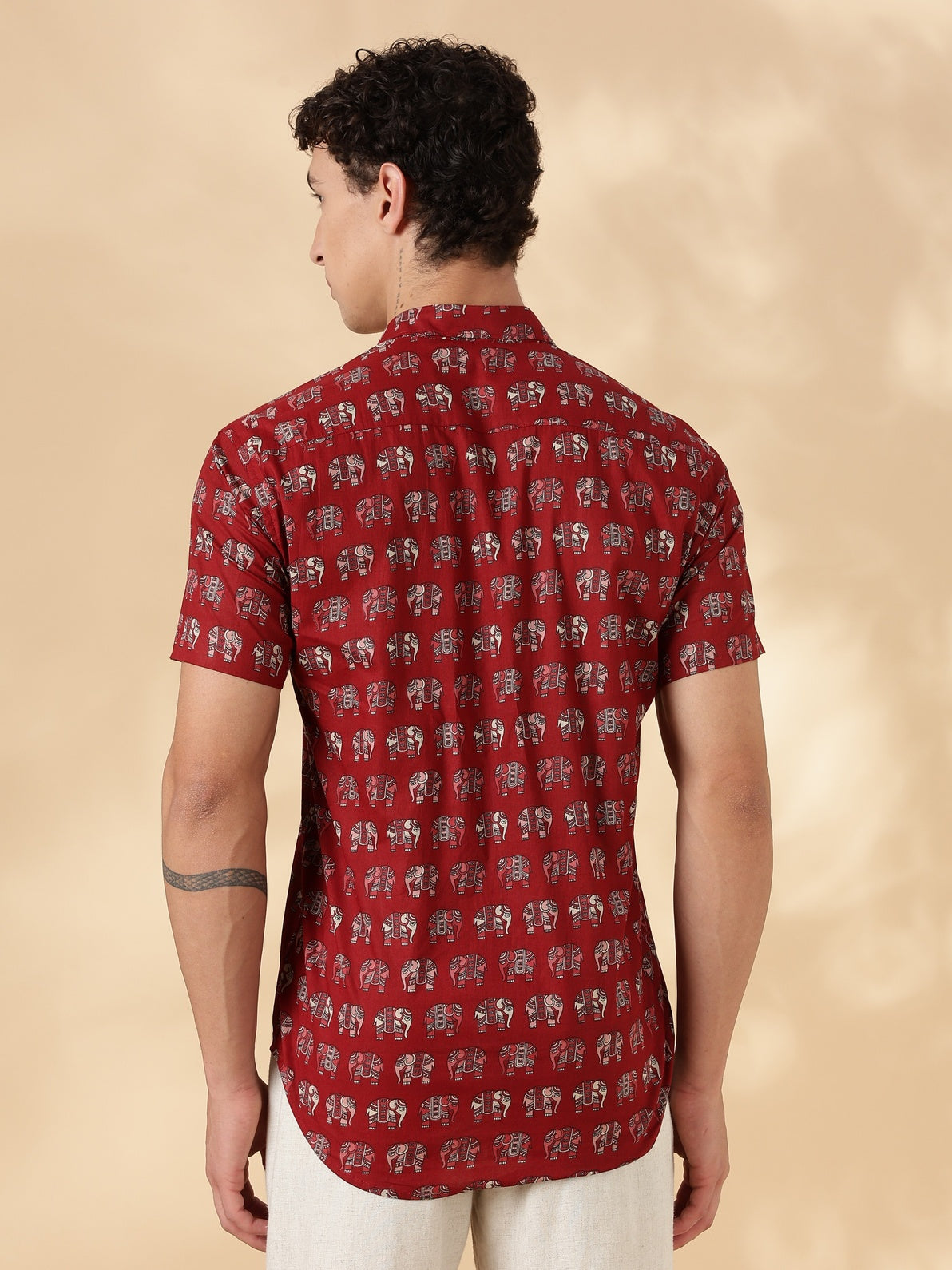 Nama’s Stylish Printed Half Sleeve Shirt for Men