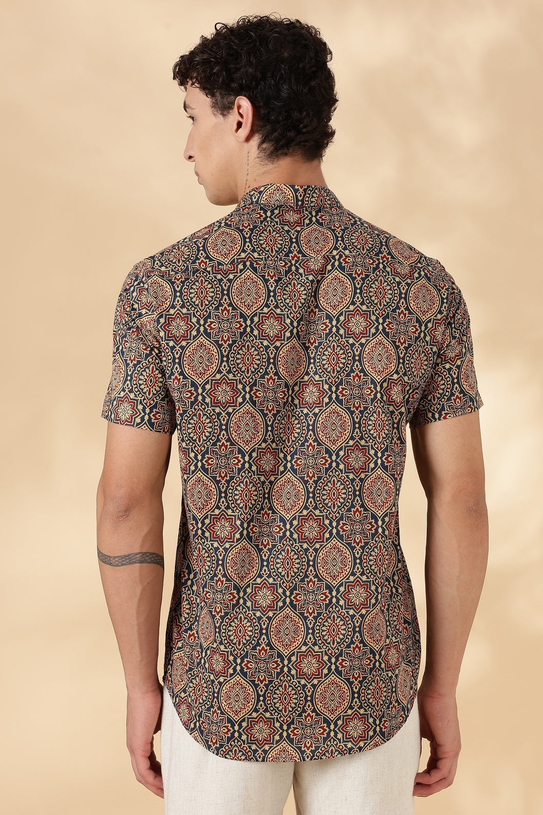 Nama’s Stylish Printed Half Sleeve Shirt for Men