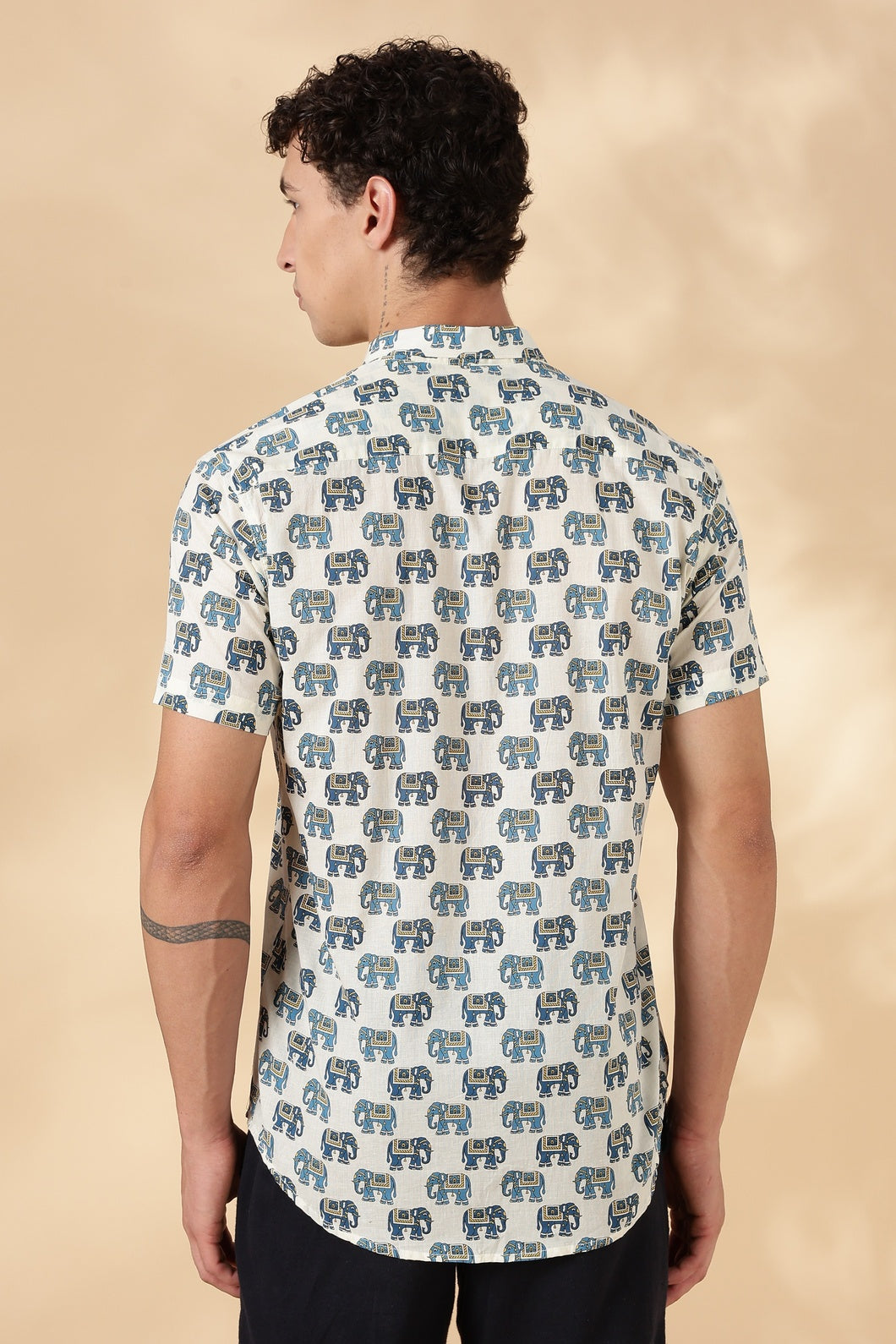 Nama’s Jaipur Stylish Printed Half Sleeve Shirt for Men