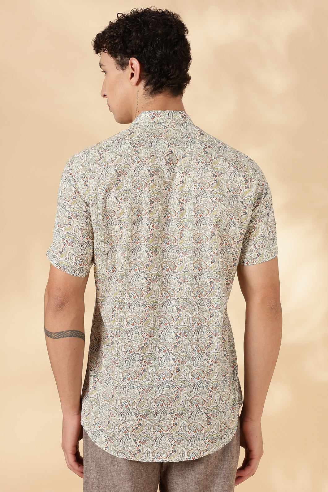 Nama’s Stylish Printed Half Sleeve Shirt for Men