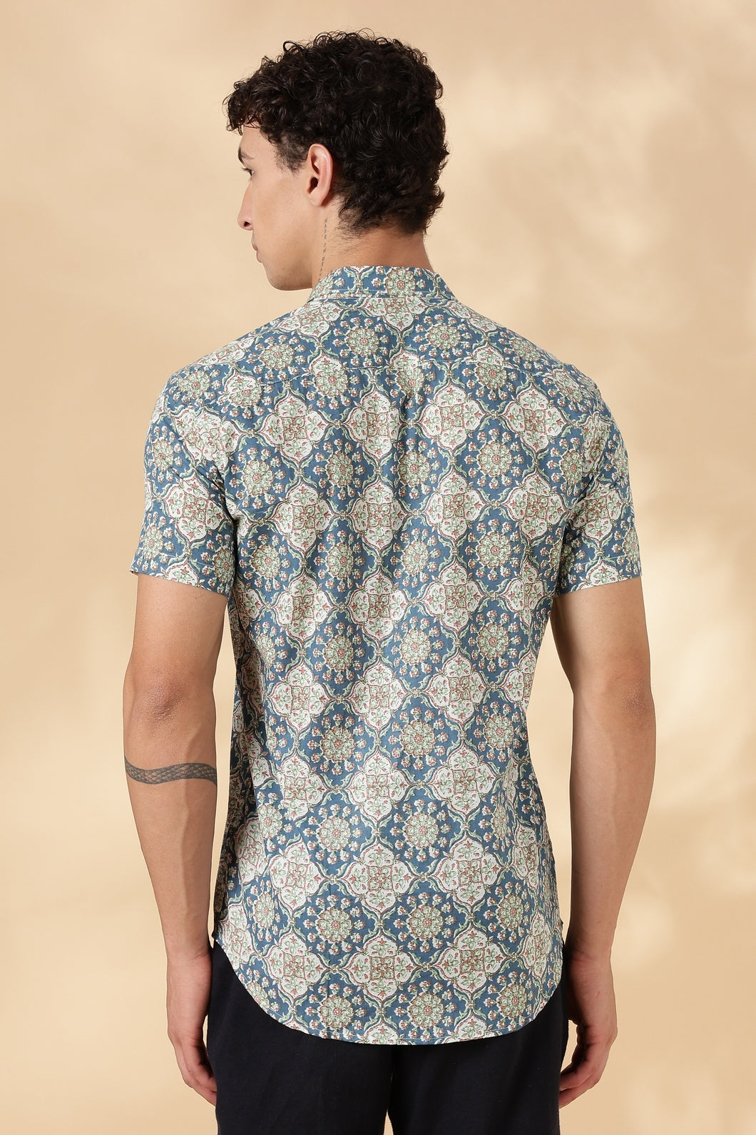 Nama’s Jaipur Stylish Printed Half Sleeve Shirt for Men