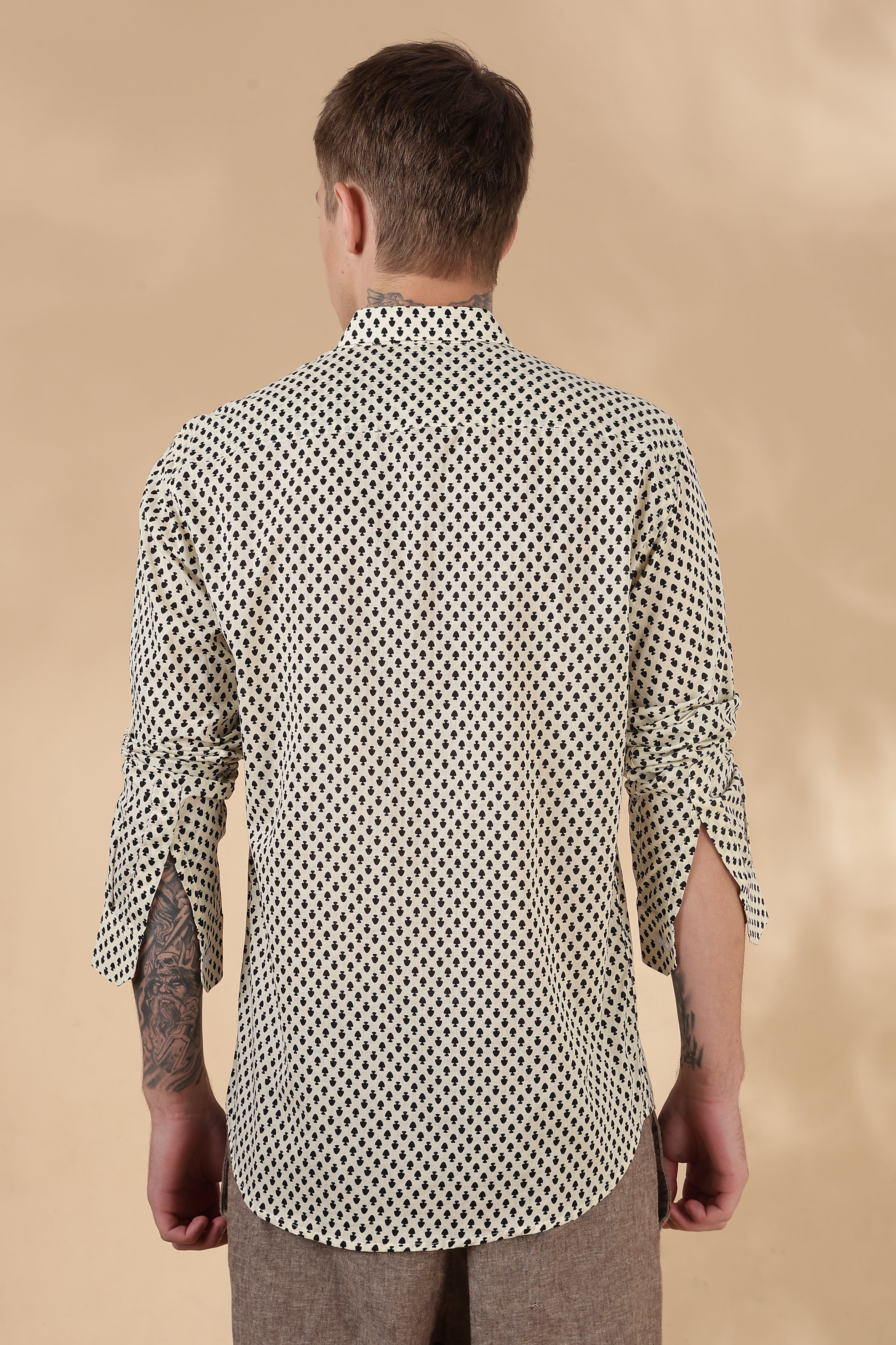 Nama’s Jaipur Men Full Sleeve Printed Cotton Shirt