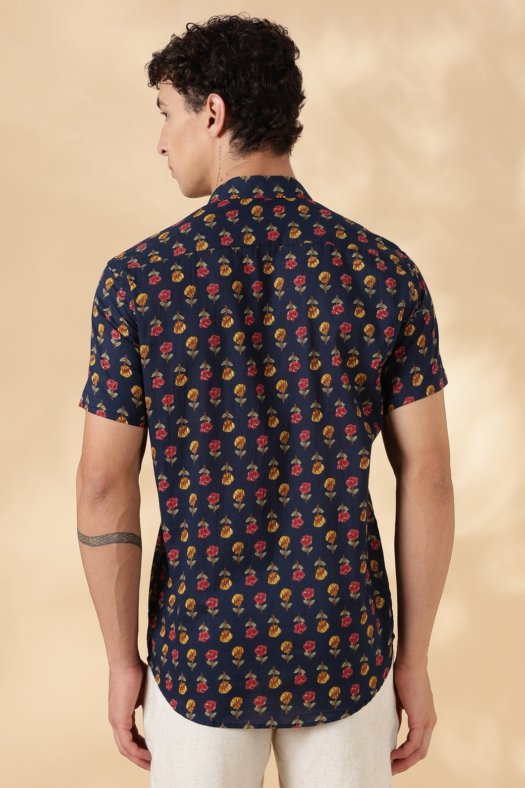Nama’s Stylish Printed Half Sleeve Shirt for Men