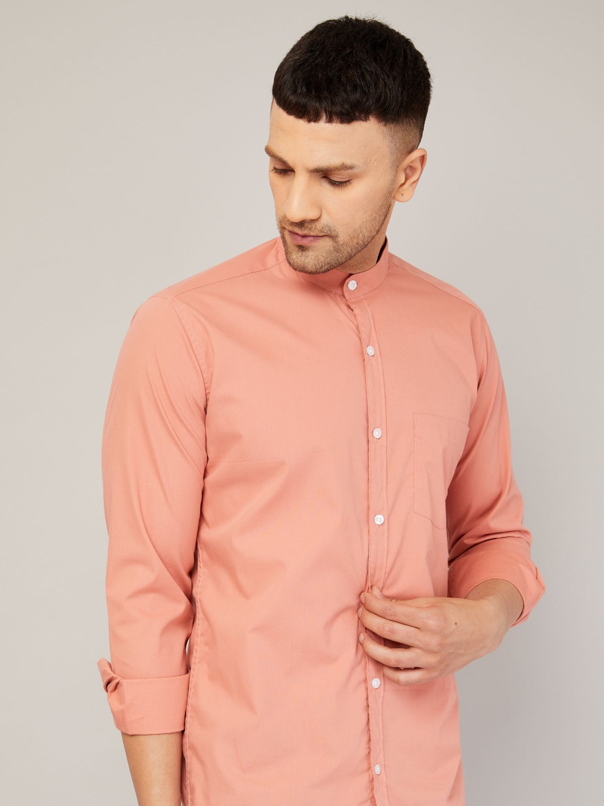 Mandarin Collar Shirt