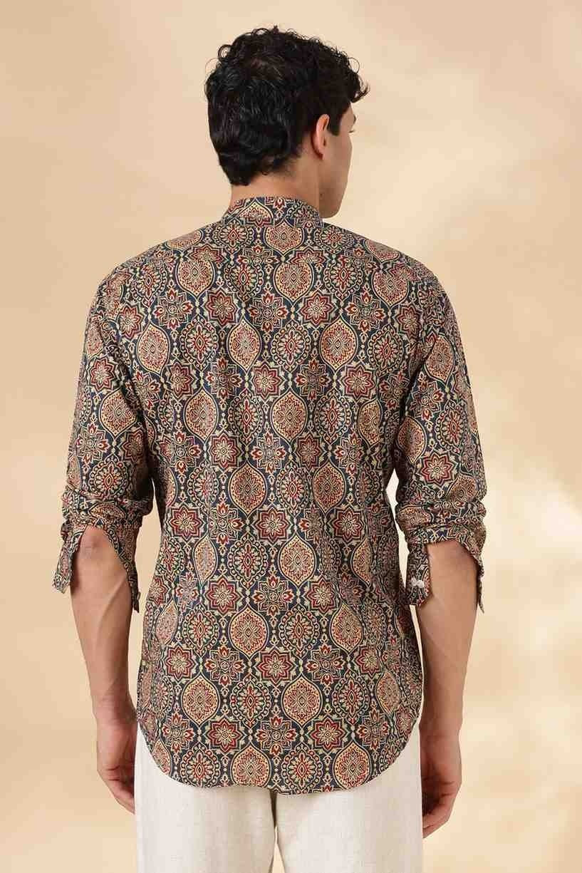 Nama’s Ethnic Cotton Short Kurta for Men