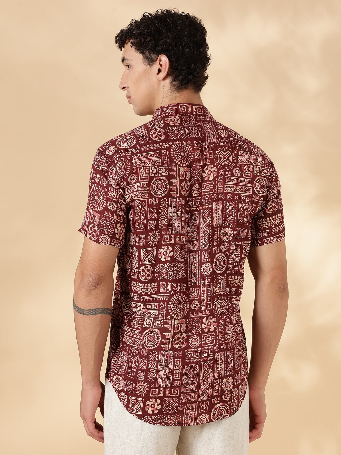 Nama’s Stylish Printed Half Sleeve Shirt for Men