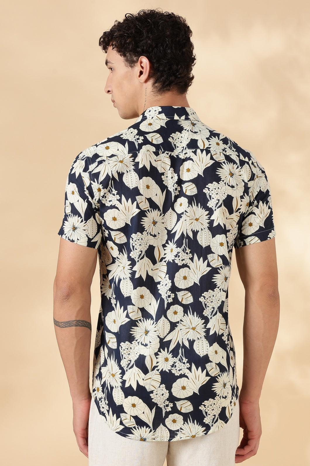 Nama’s Stylish Printed Half Sleeve Shirt for Men