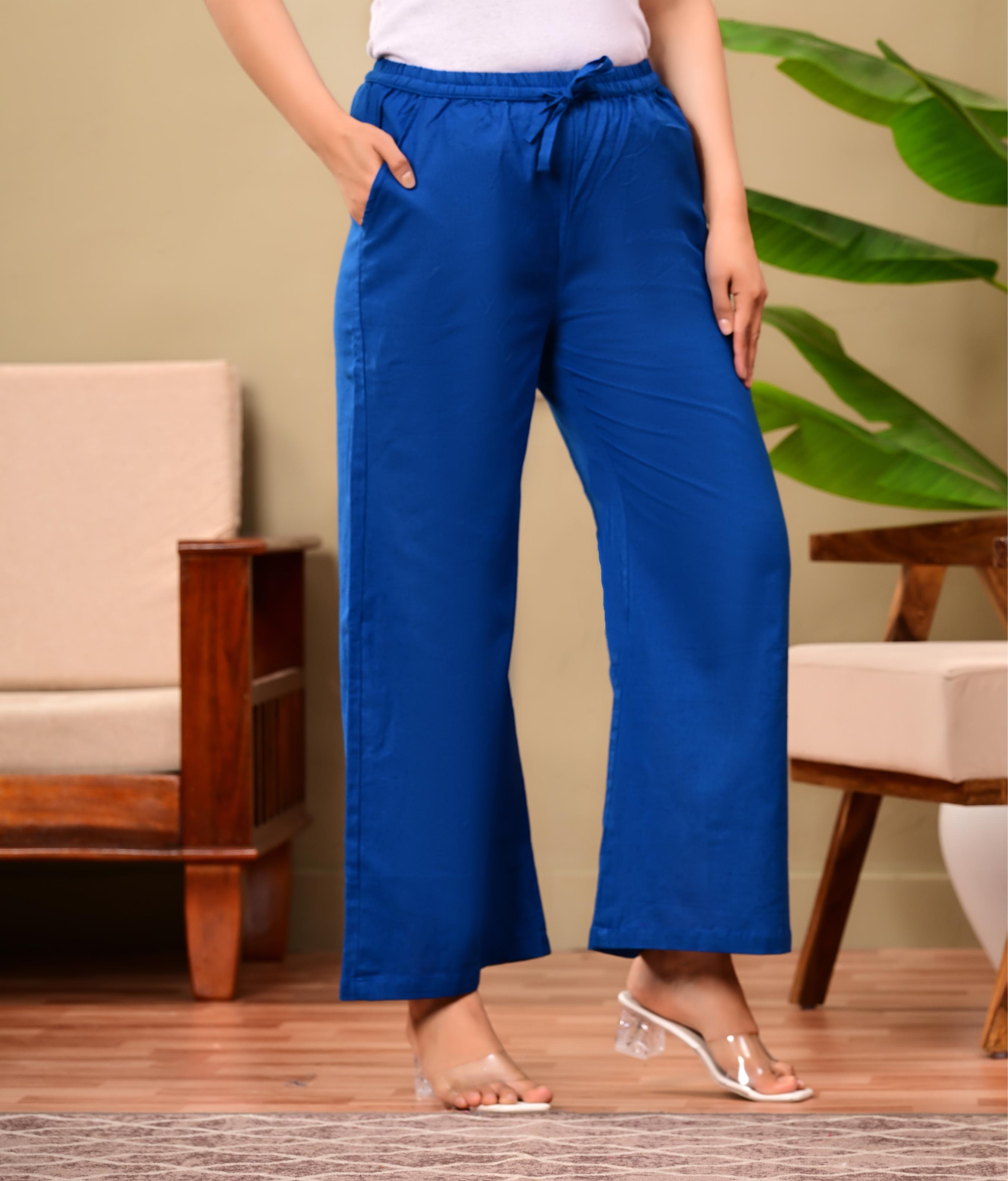 Nama’s Women Relaxed Fit Palazzo Bottoms