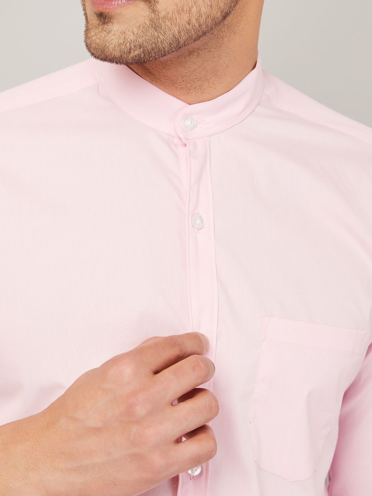 Mandarin Collar Shirt