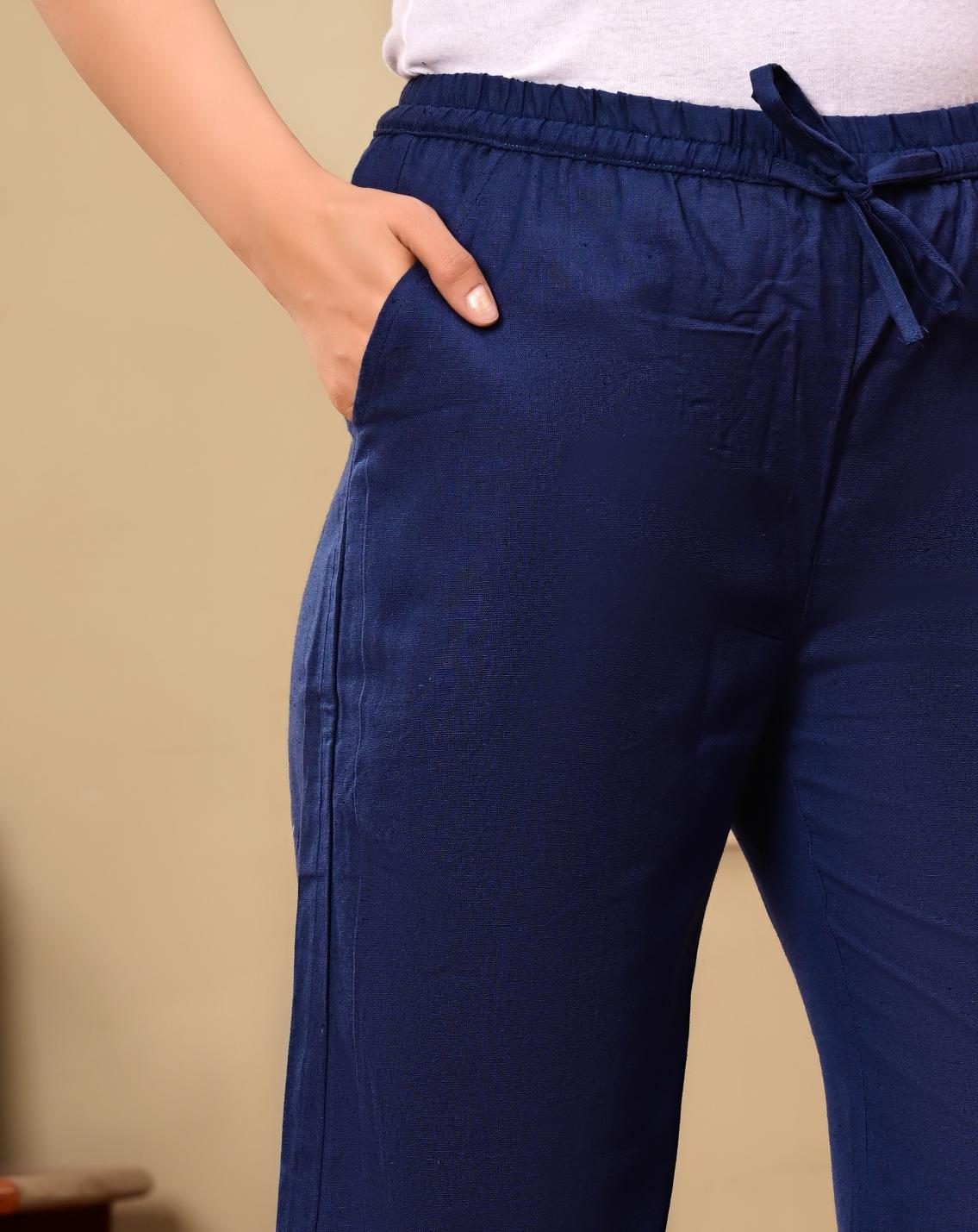 Nama’s Women Relaxed Fit Palazzo Bottoms