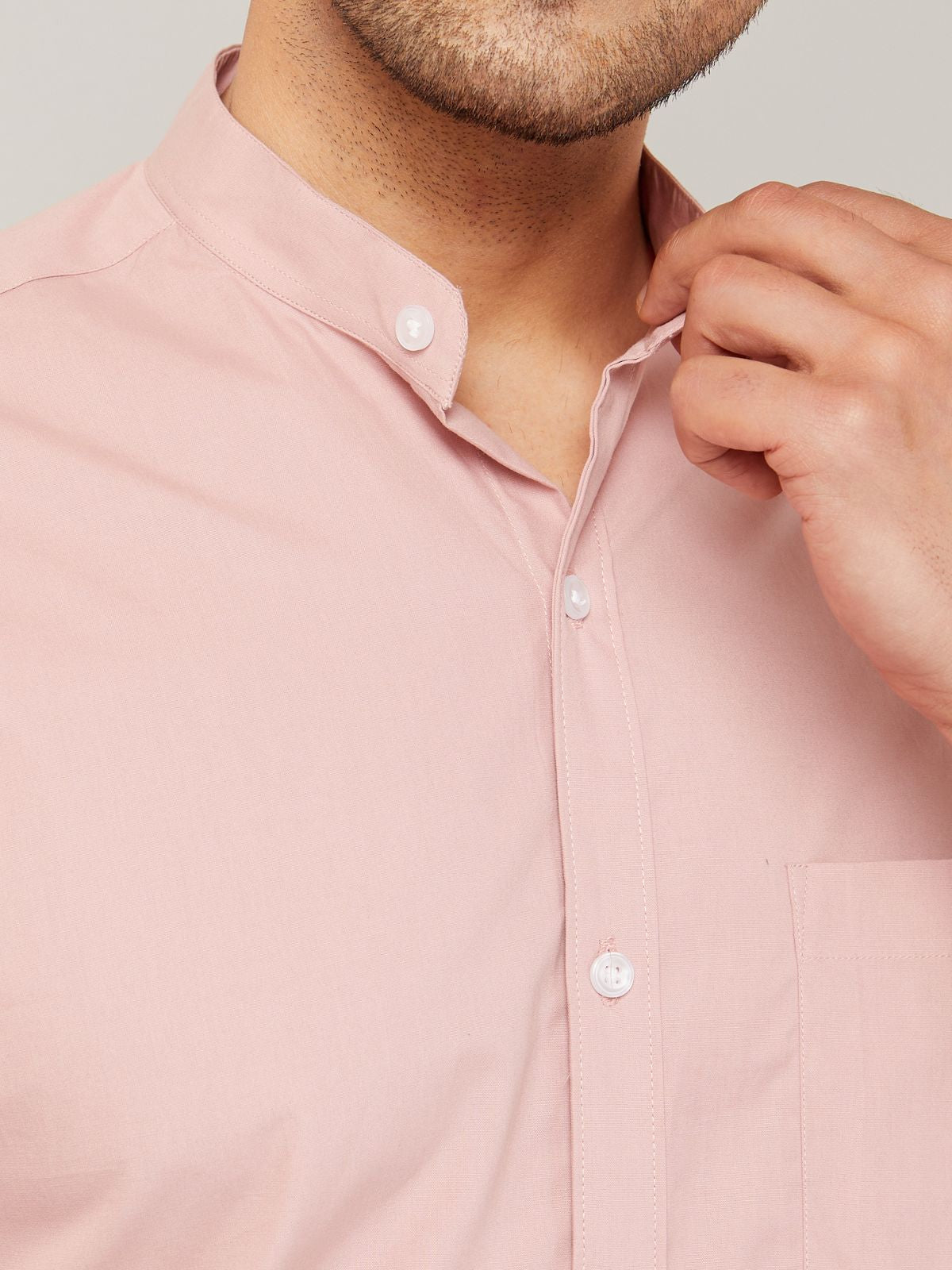 Mandarin Collar Shirt