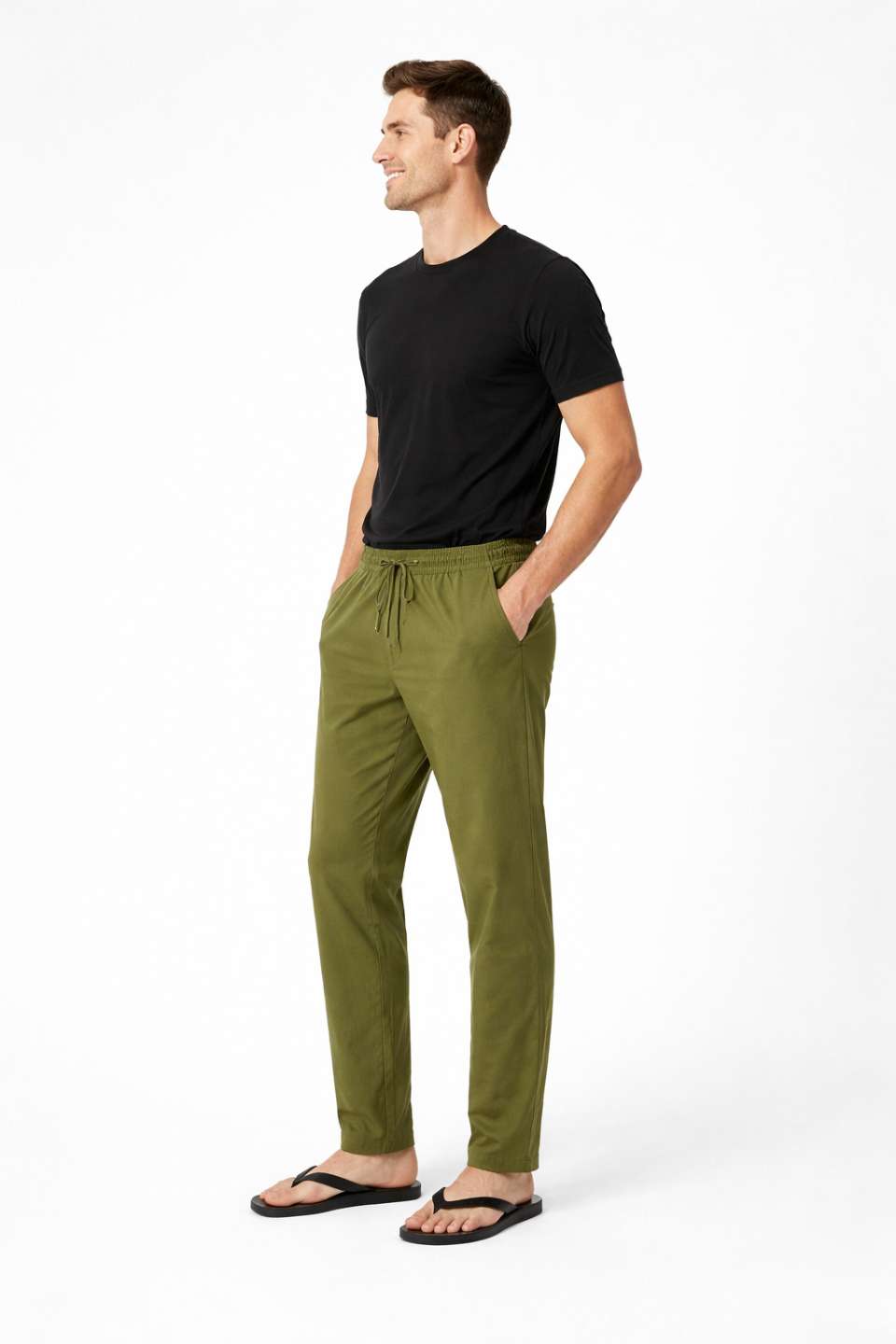 NAMA'S Men Solid Straight Fit Lounge Bottoms