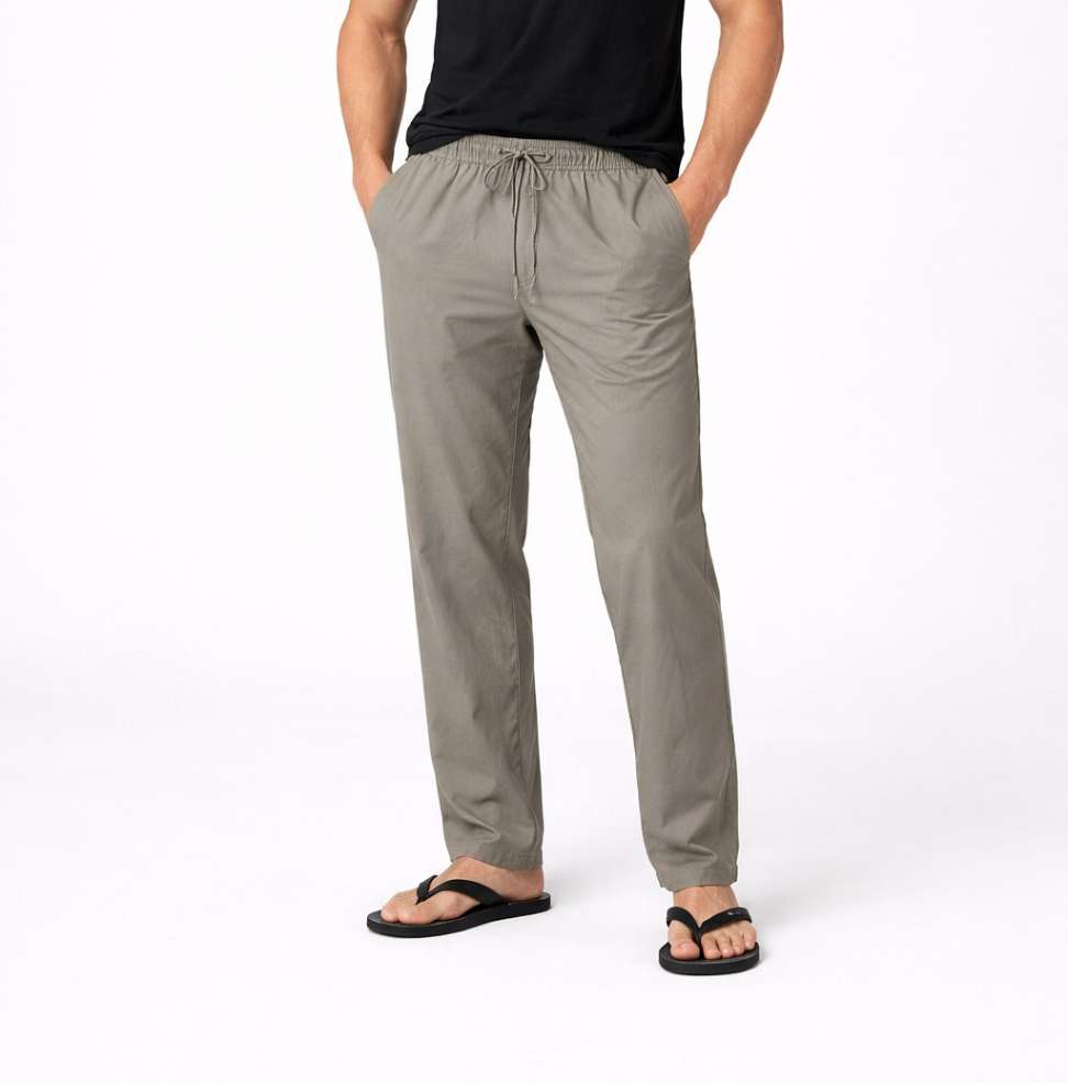 NAMA'S Men Solid Straight Fit Lounge Bottoms