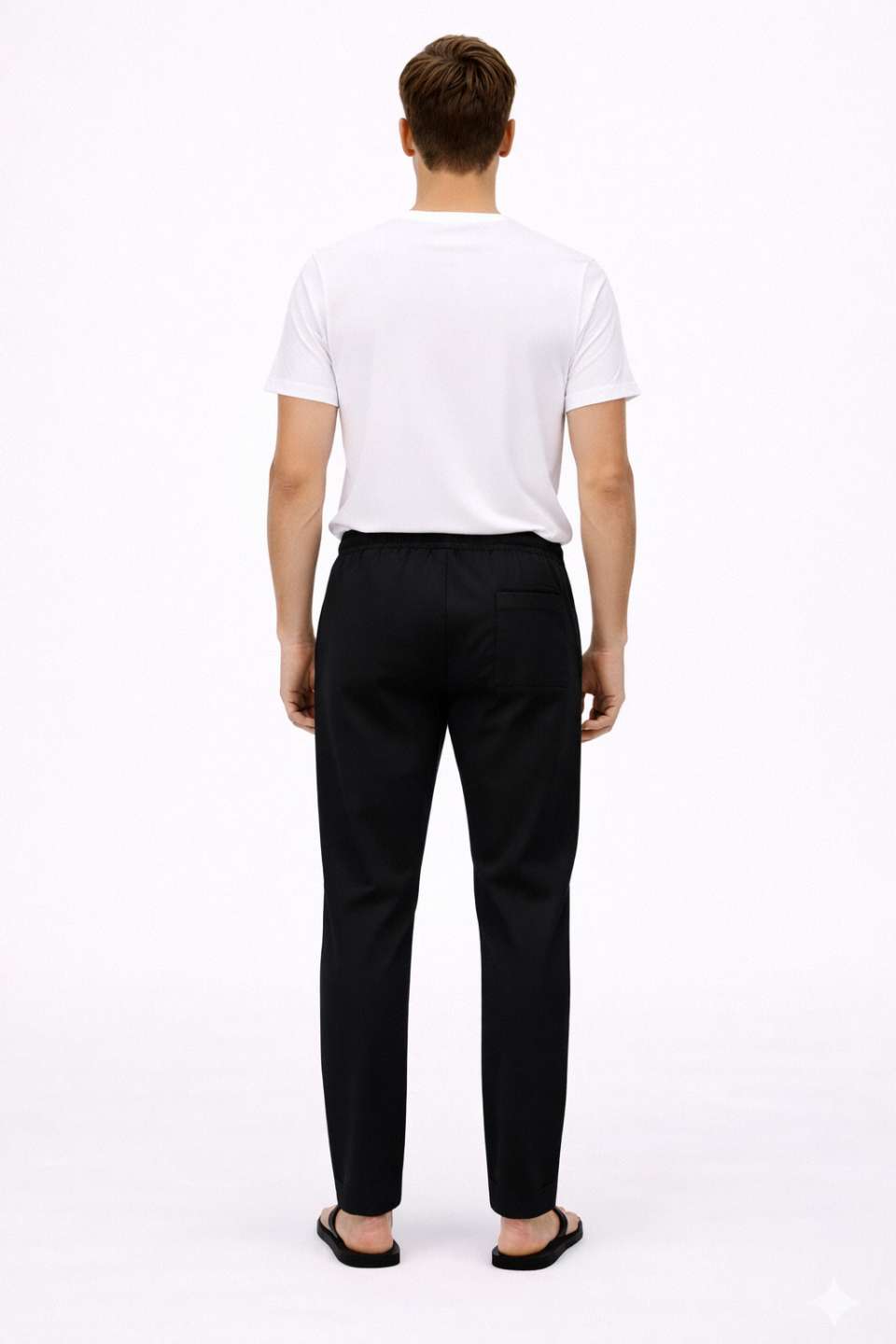 NAMA'S Men Solid Straight Fit Lounge Bottoms