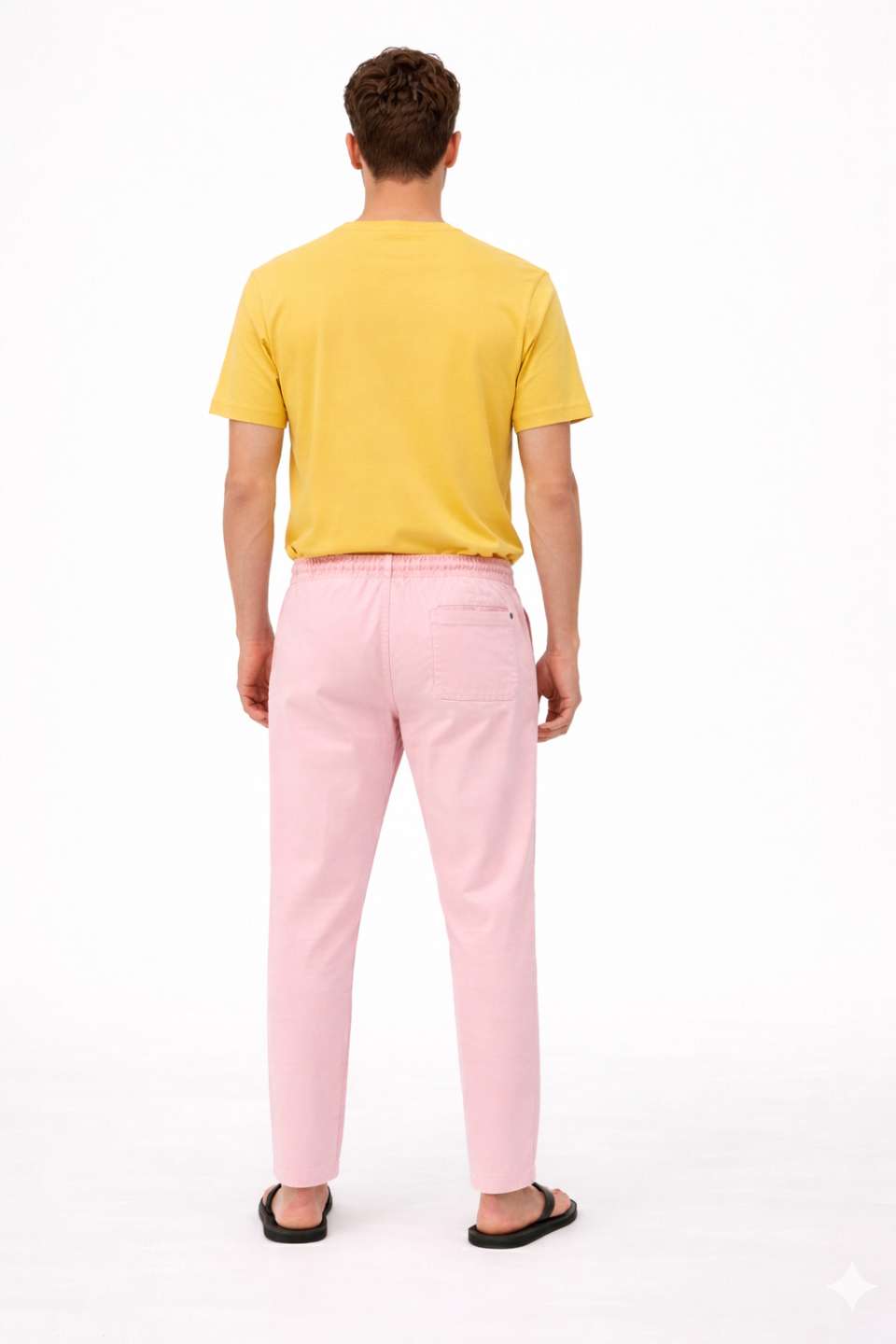 NAMA'S Men Solid Straight Fit Lounge Bottoms