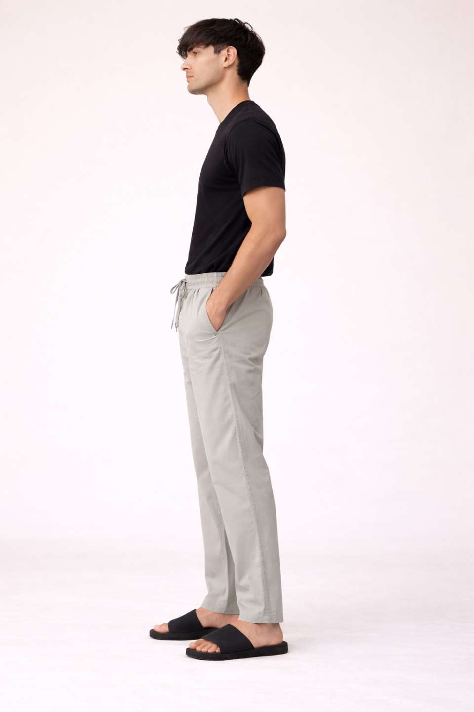 NAMA'S Men Solid Straight Fit Lounge Bottoms