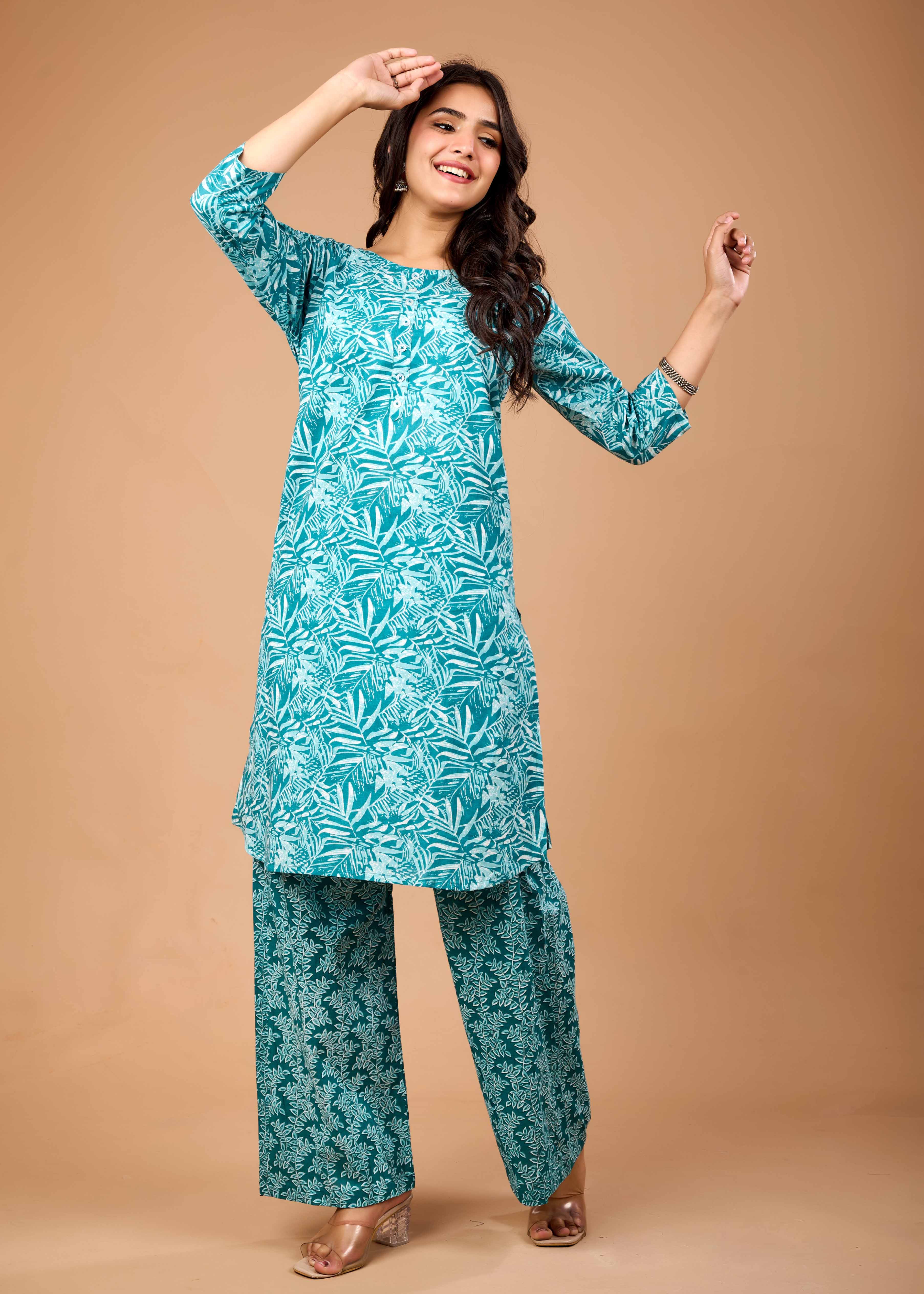 AMMI GREEN HAND CRAFTED COTTON CO-OD SET