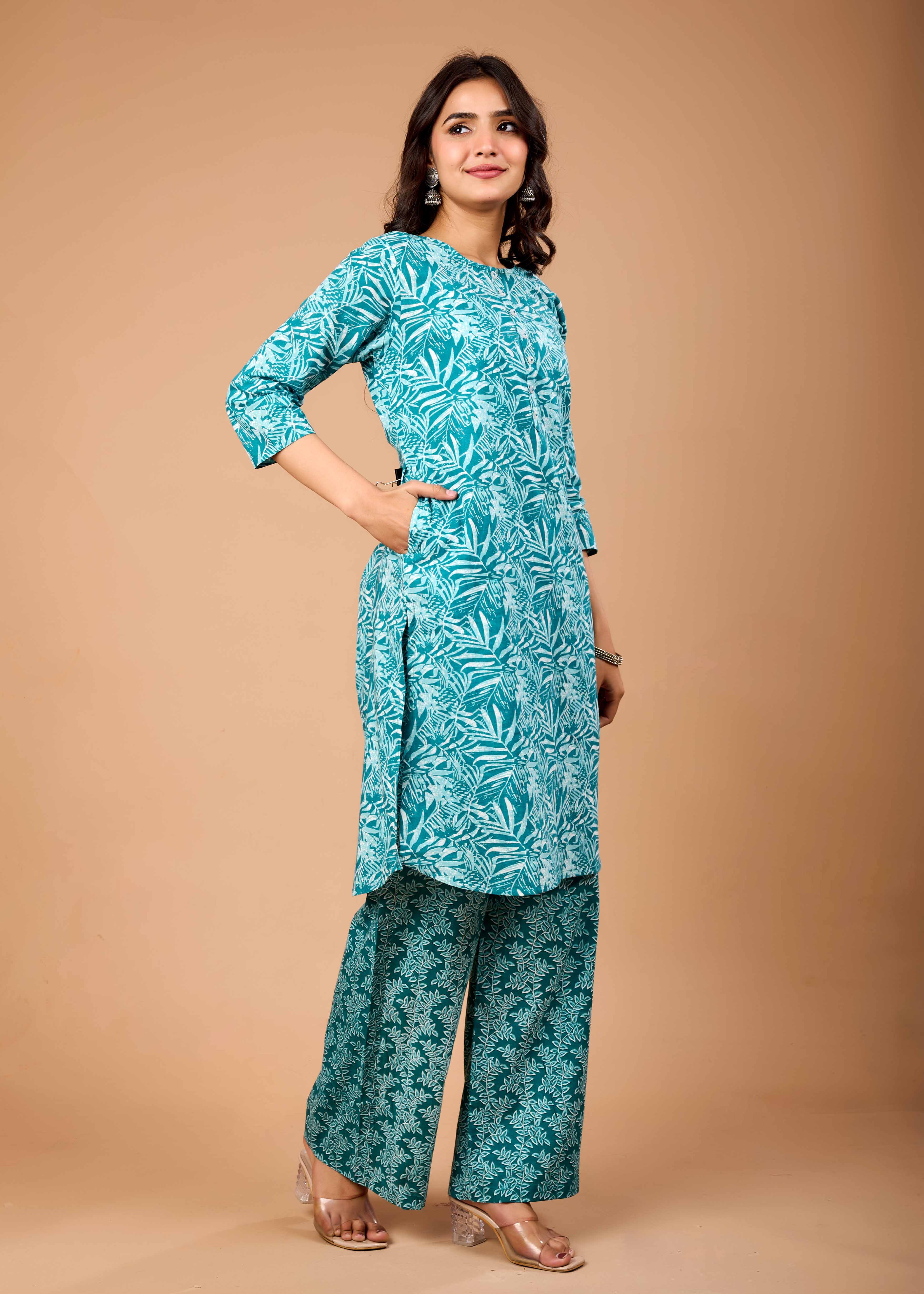 AMMI GREEN HAND CRAFTED COTTON CO-OD SET