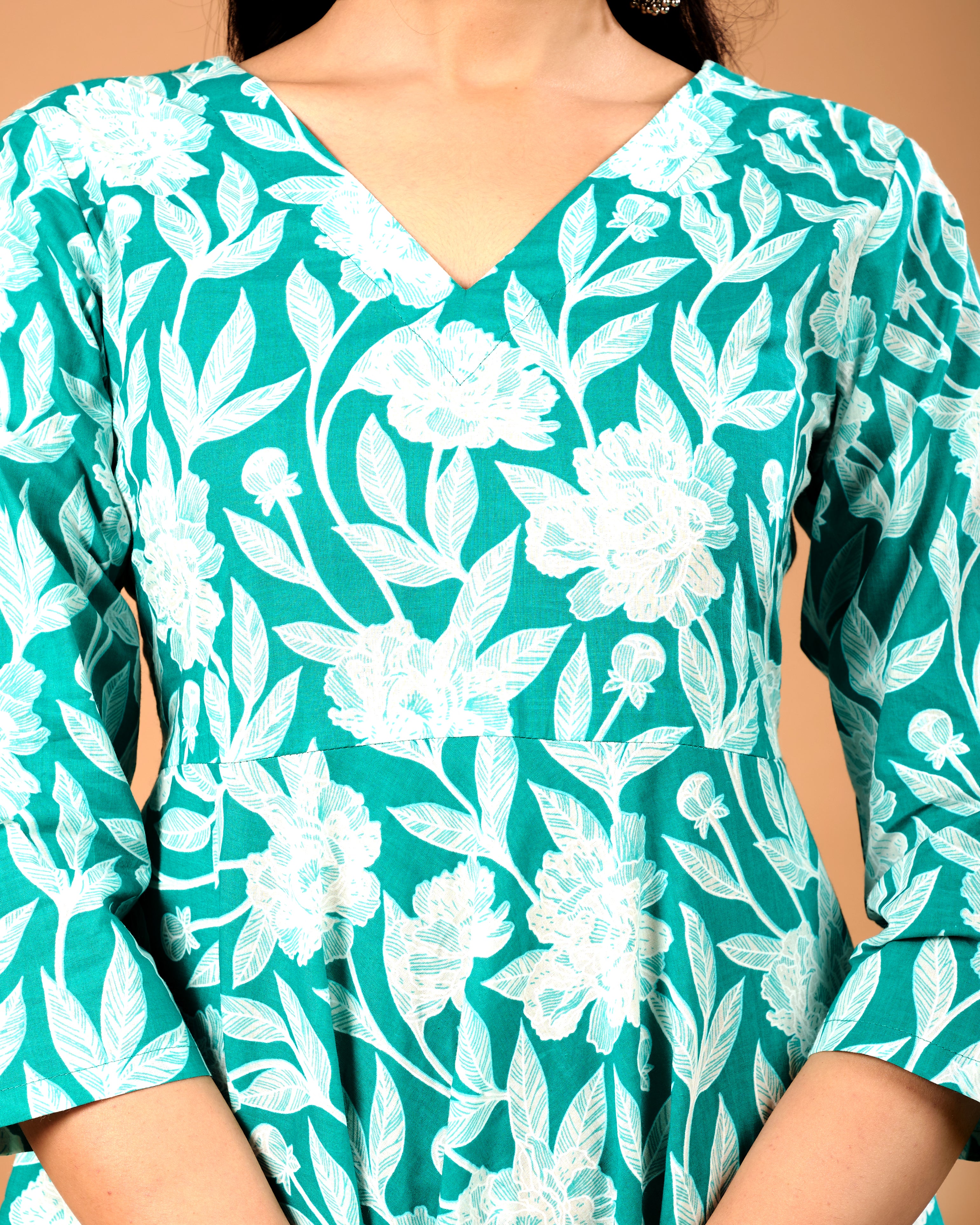 ERIN GREEN HANS CRAFTED COTTON SUIT SET