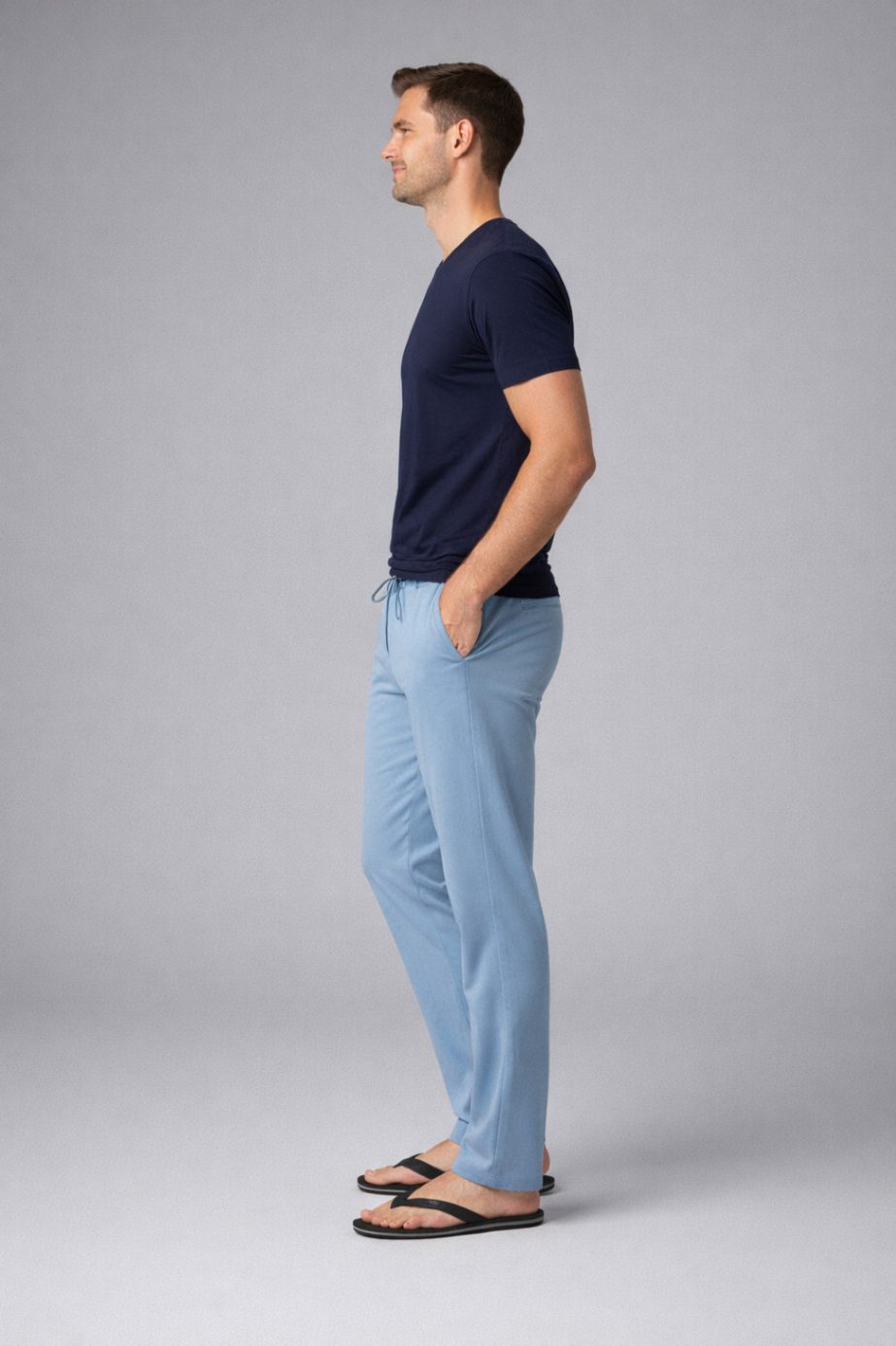 NAMA'S Men Solid Straight Fit Lounge Bottoms